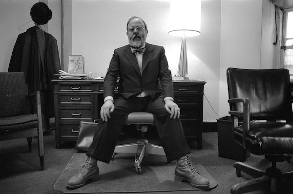 Henry Geldzahler, photo by Blaise Tobia (1978)