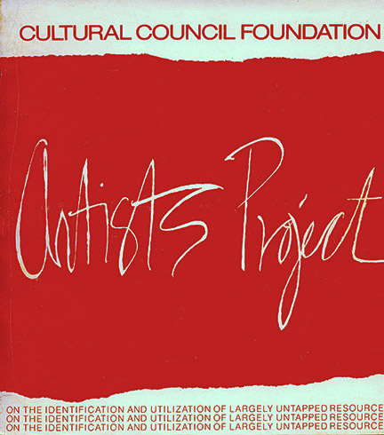 CETA-CCF Artists Project book (1980), cover