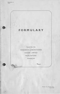 Kodak formulary, June 1944, page 01